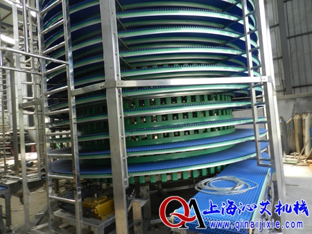 塑料網(wǎng)帶螺旋輸送機 塑料網(wǎng)帶螺旋輸送機