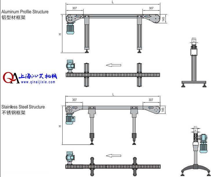 制藥流水線柔性鏈輸送機示意圖 制藥流水線柔性鏈輸送機示意圖