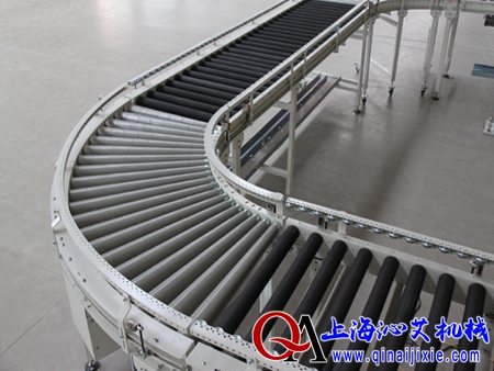 物流轉(zhuǎn)彎滾筒輸送機(jī) 物流轉(zhuǎn)彎滾筒輸送機(jī)