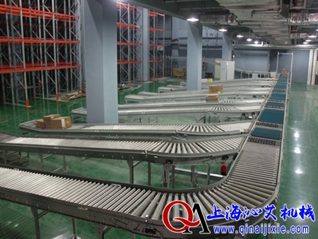 物流轉(zhuǎn)彎滾筒輸送機(jī) 物流轉(zhuǎn)彎滾筒輸送機(jī)