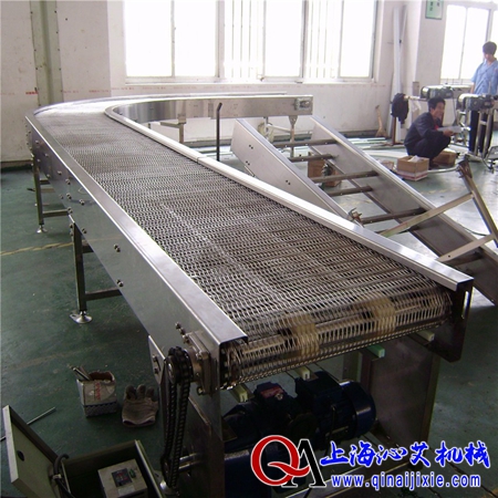 金屬網(wǎng)帶轉(zhuǎn)彎輸送機(jī) 金屬網(wǎng)帶轉(zhuǎn)彎輸送機(jī)