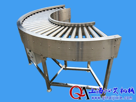 不銹鋼滾筒轉(zhuǎn)彎輸送機(jī)