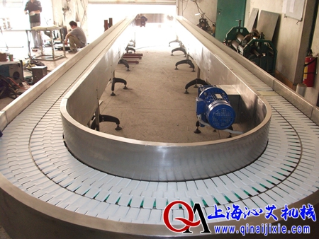 環(huán)形轉(zhuǎn)彎鏈板輸送機(jī)