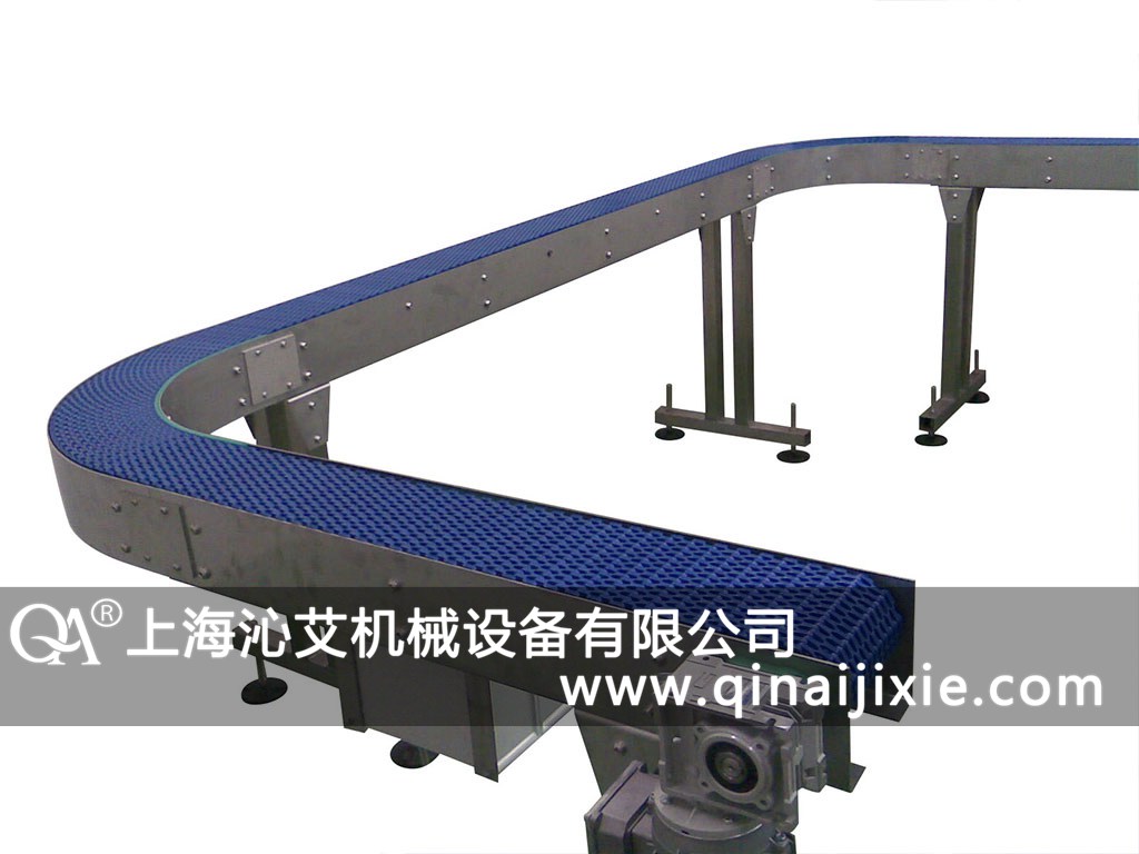 模塊式轉(zhuǎn)彎網(wǎng)帶輸送機(jī) 模塊式轉(zhuǎn)彎網(wǎng)帶輸送機(jī)